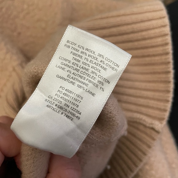 Aritzia babaton boucle brown sweater size xxs - Picture 11 of 11